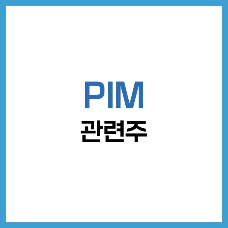 PIM 관련주 투자 가이드 | AI 시대를 여는 차세대 반도체 종목 분석 2 PIM