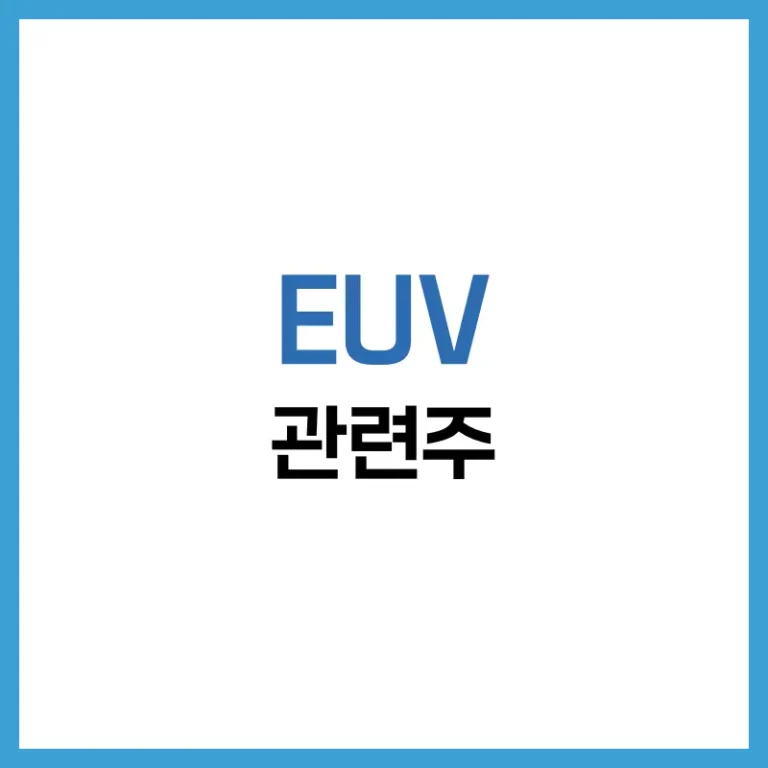 EUV관련주