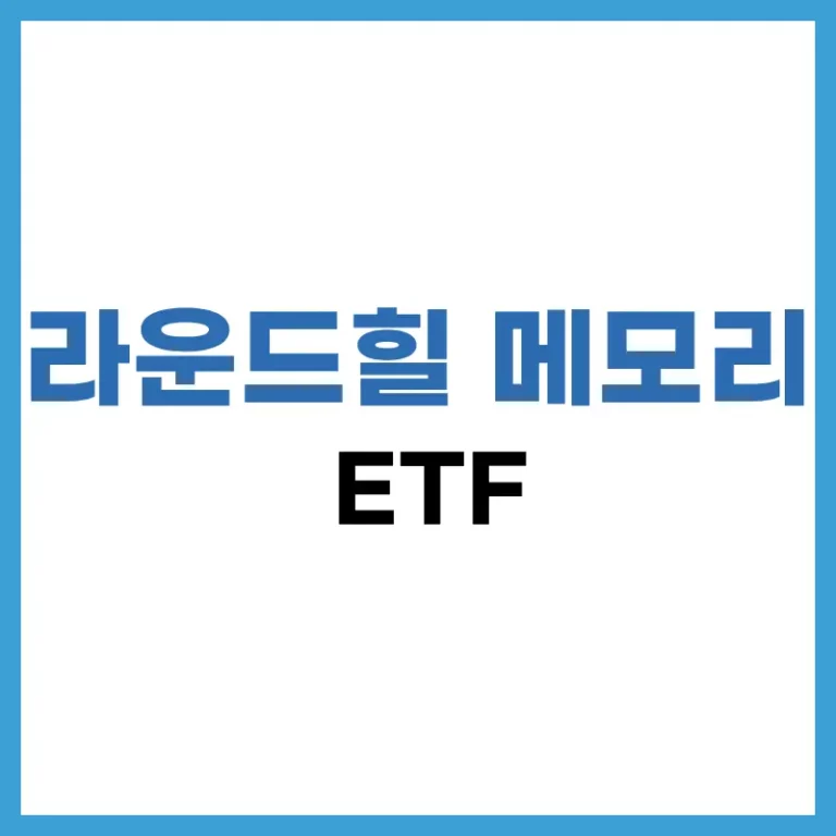 라운드리힐 메모리 ETF
